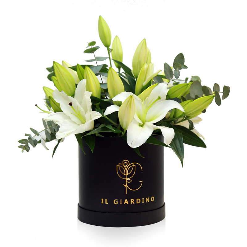 Small Box of Lilies (Black box/White box)